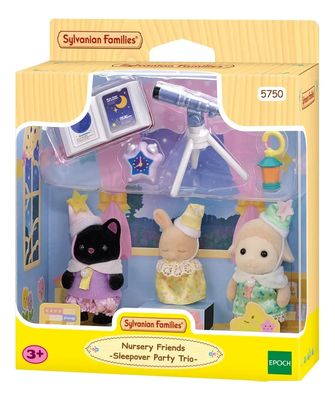 SYLVANIAN FAMILIES AMIGOS DE LA GUARDERIA FIESTA DE PIJAMAS