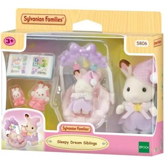 SYLVANIAN FAMILIES SET HORA DE DORMIR CONEJOS