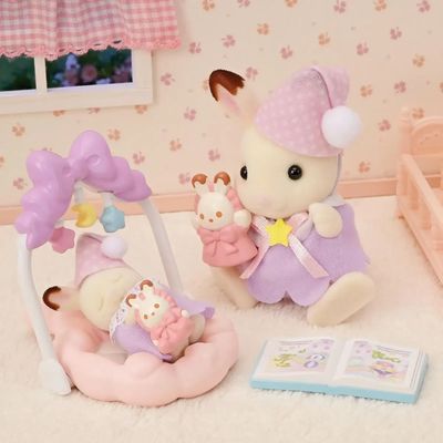 SYLVANIAN FAMILIES SET HORA DE DORMIR CONEJOS
