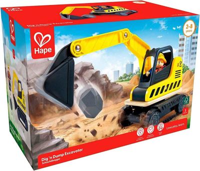 EXCAVADORA CON OBRERO