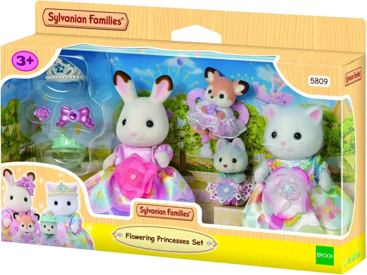 SYLVANIAN FAMILIES SET DE PRINCESAS FLORALES 5809