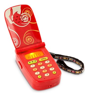 TELEFONO MOVIL ROJO DE JUGUETE