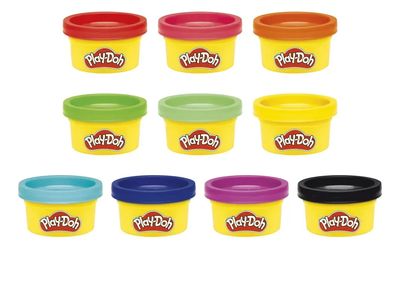 PLAY DOH TUBO DE MINI LATAS 10 UNIDADES