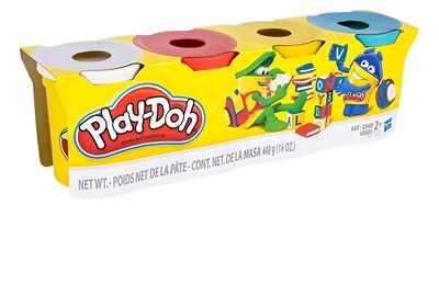PLAY DOH PACK X4 UNIDADES