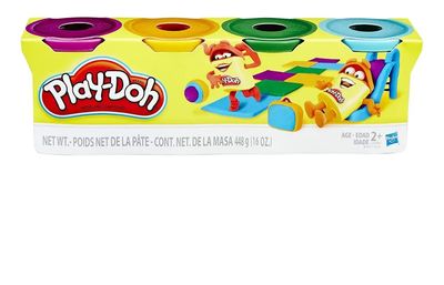 PLAY DOH PACK X4 UNIDADES