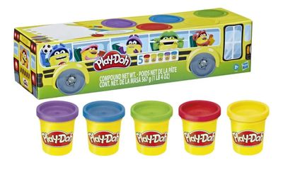 PLAY DOH PACK X5 UNIDADES AUTOBUS PLAY DOH PACK X5 UNIDADES AUTOBUS