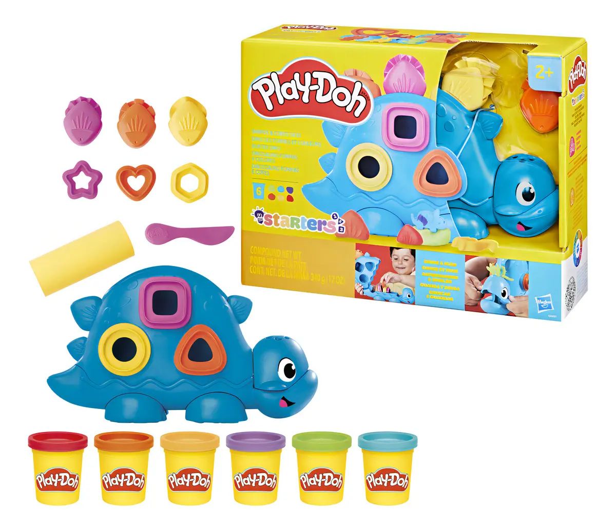 PLAY DOH DINOSAURIO FORMAS Y COLORES