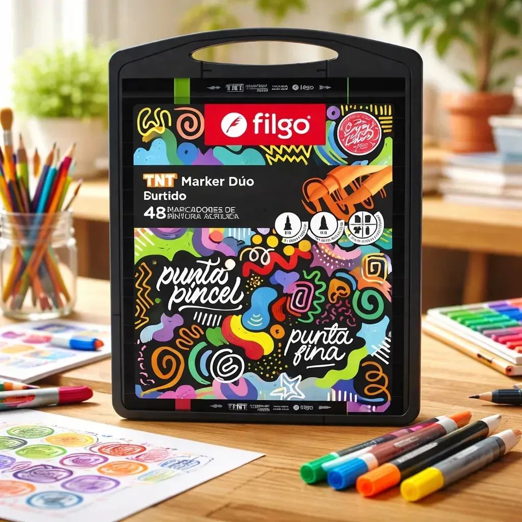 ESTUCHE DE MARCADORES TNT DUO