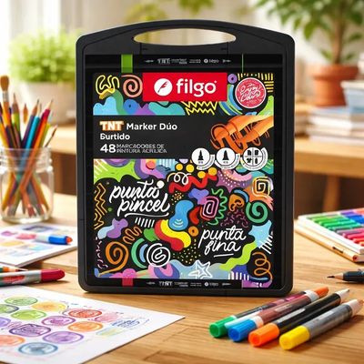 ESTUCHE DE MARCADORES TNT DUO