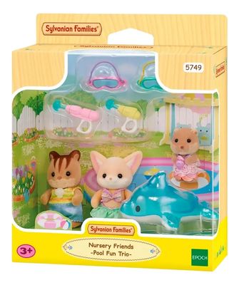 SYLVANIAN FAMILIES SET DECORACION PASTELES POODLE