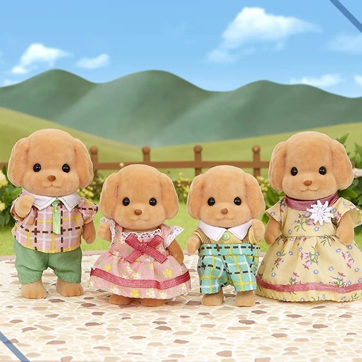 SYLVANIAN FAMILIES FAMILIA DE POODLES