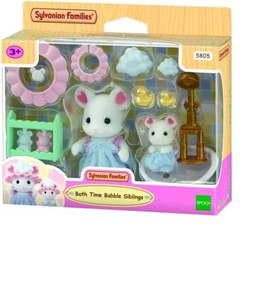 SYLVANIAN FAMILIES SET HORA DEL BAÑO RATONCITOS