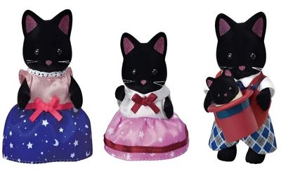 SYLVANIAN FAMILIES FAMILIA GATOS MEDIANOCHE