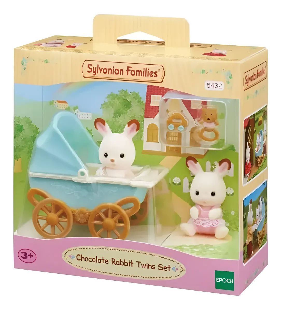 SYLVANIAN FAMILIES SET DE GEMELOS CONEJO CHOCOLATE