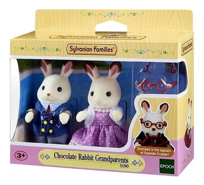 SYLVANIAN FAMILIES ABUELOS CONEJO CHOCOLATE