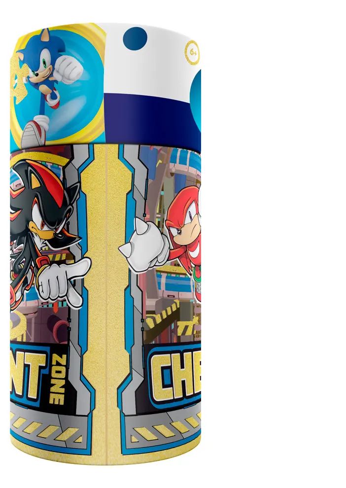 PUZZLE EN CILINDRO SONIC 60 PIEZAS