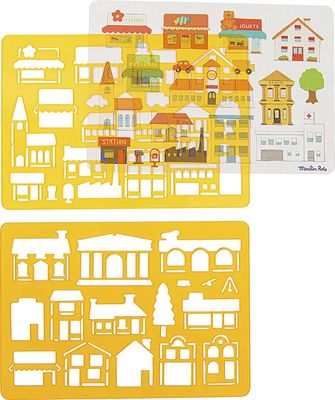SET DE STENCIL LA CIUDAD