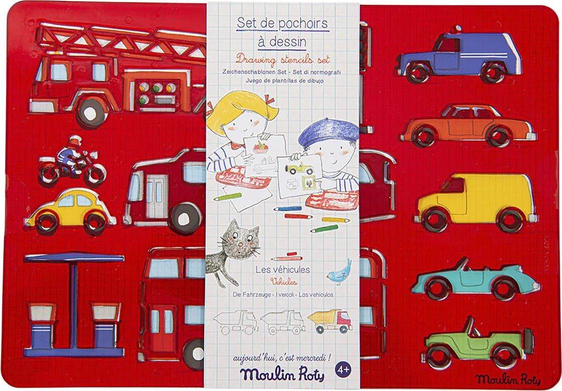 SET DE STENCIL LOS VEHICULOS