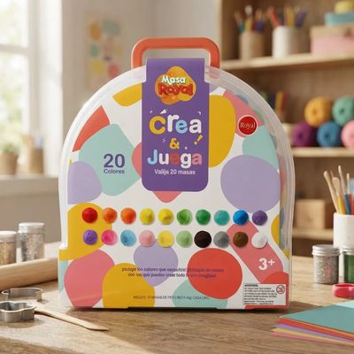 VALIJA 20 MASAS CREA Y JUEGA