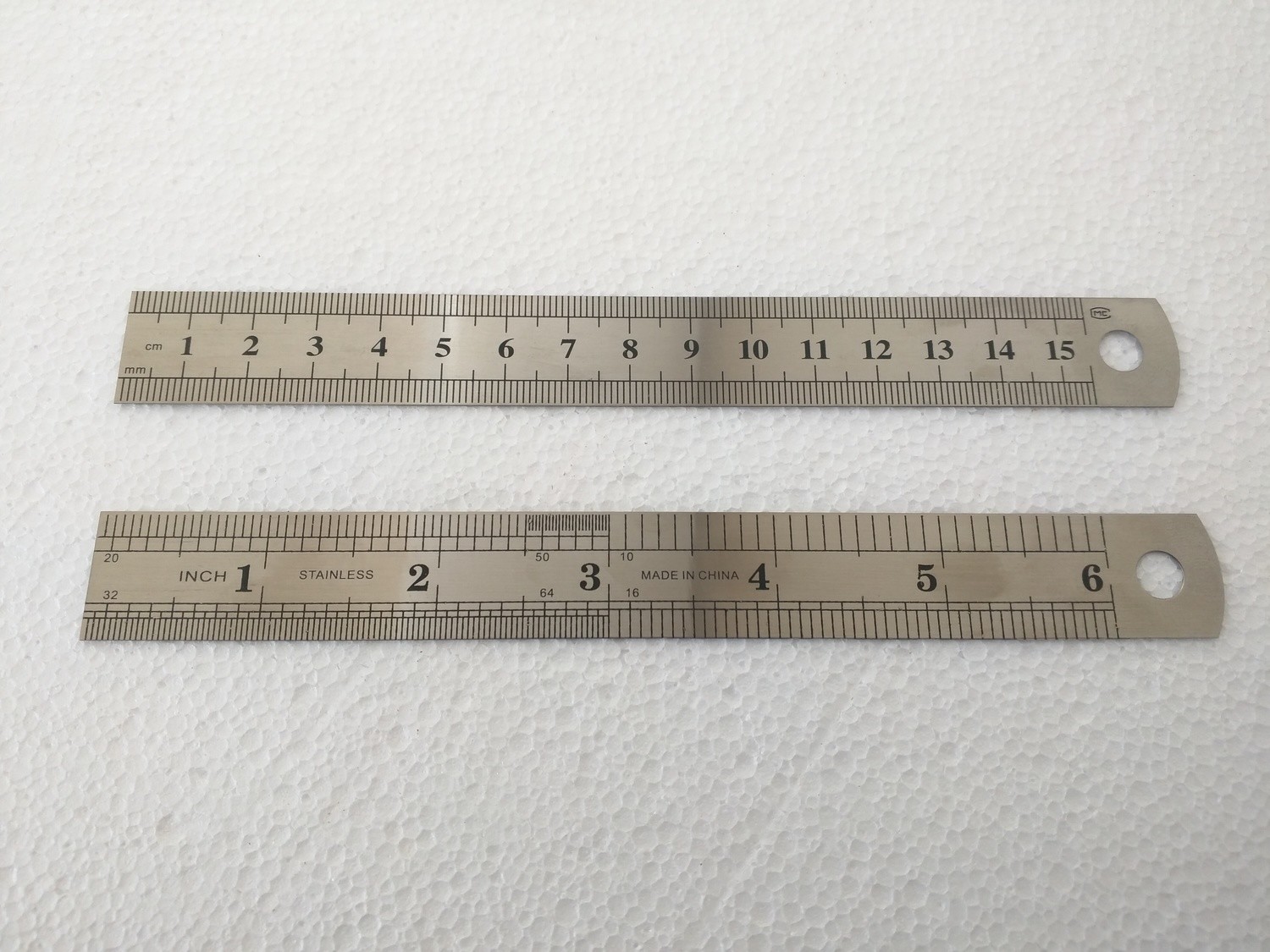 Metric metal ruler