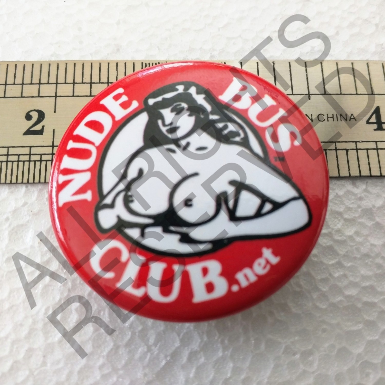 Nude Bus Club Pin