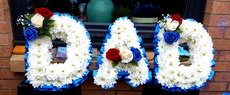 DAD letters arrangement