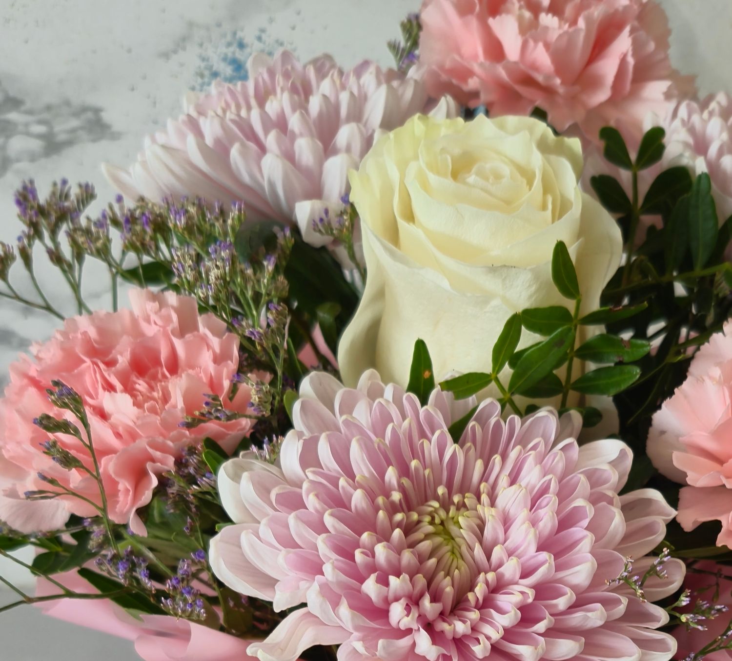 Pastel arrangement