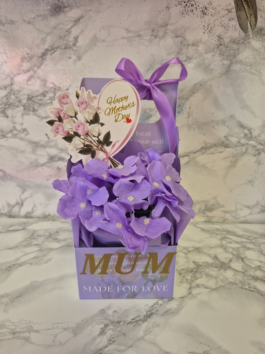 Mothers day in heaven graveside arrangement