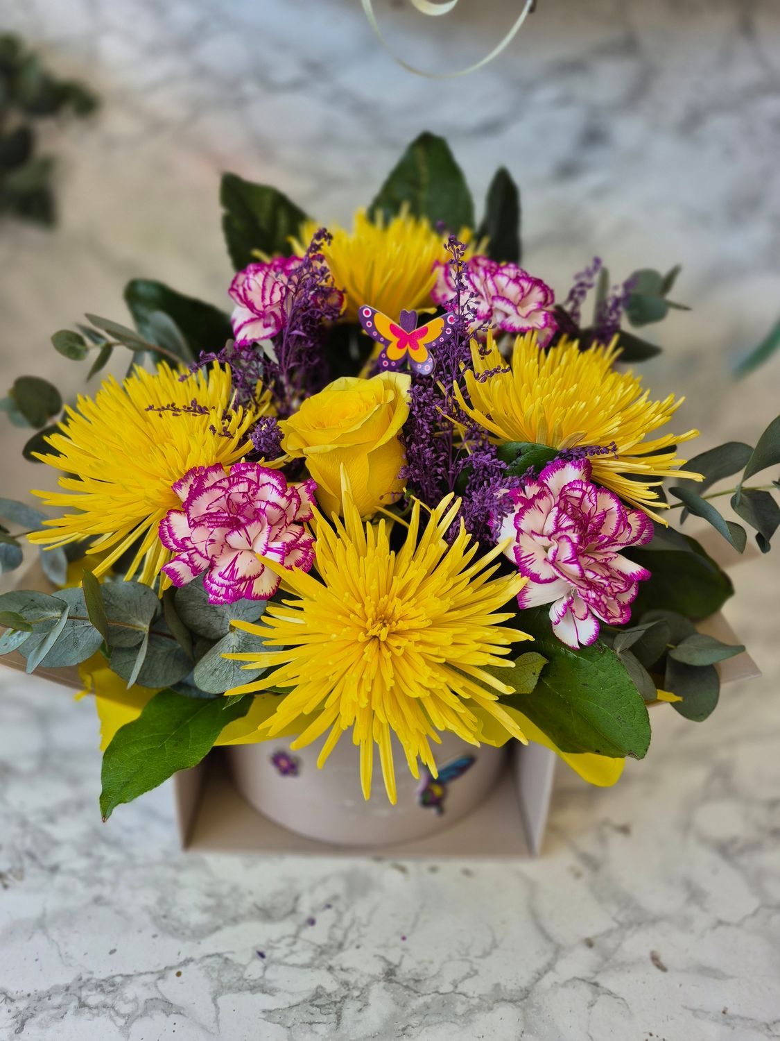 Butterfly box arrangement