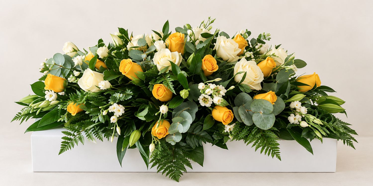 Paradise Casket spray 