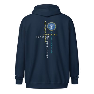 Unisex heavy blend zip hoodie jacked