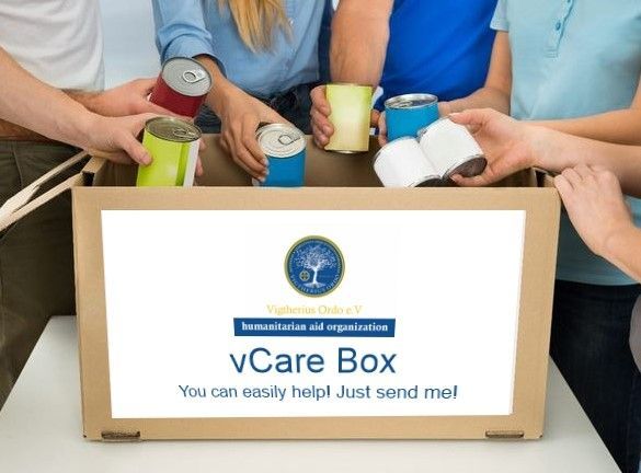 vCare donate for a Box - Abo oder einmalige Spende