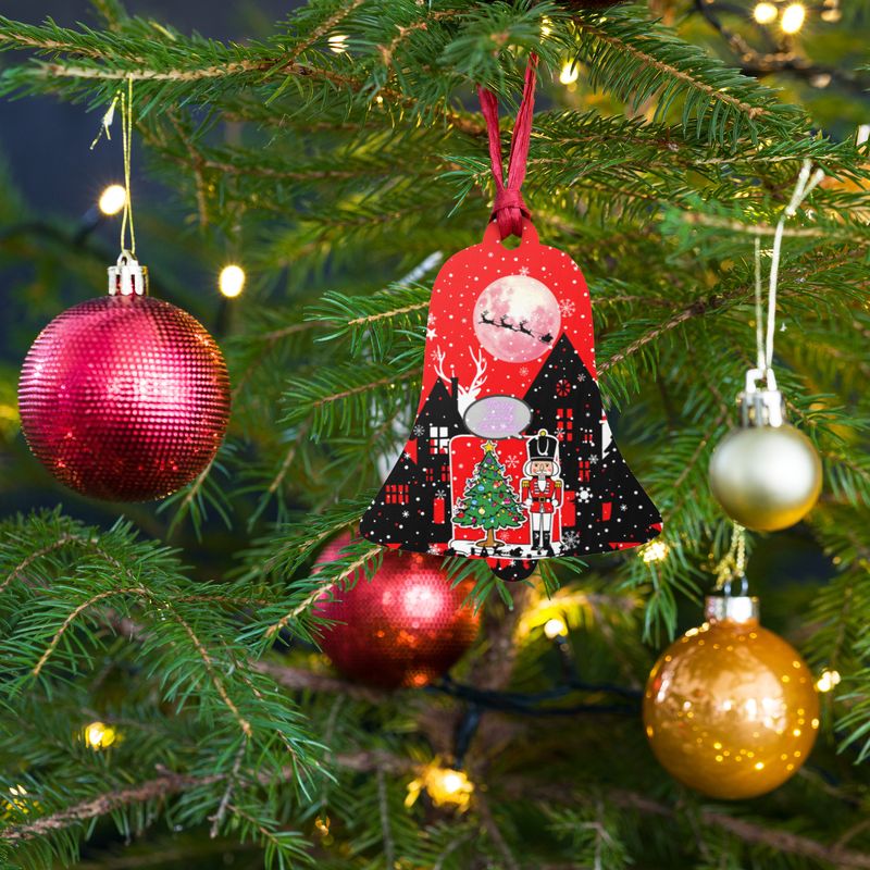 Magnet Weihnachts- Hinoki-Holzornament