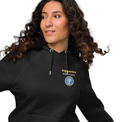 Unisex eco raglan hoodie