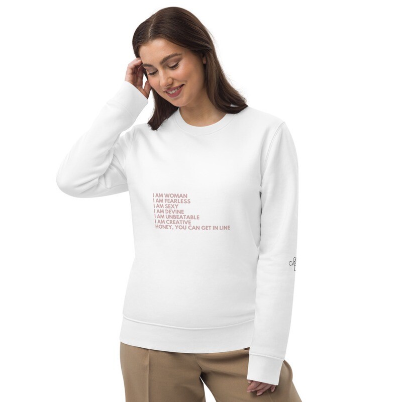I AM WOMAN - ECO sweatshirt