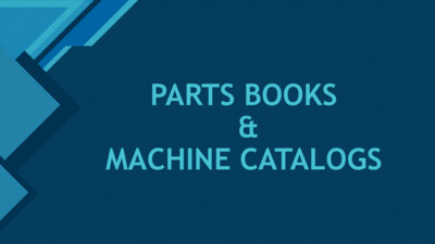 Parts Books &amp; Machine Catalogs