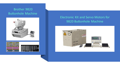 Replacing Electronic Kit and Servo Motors for 9820 Buttonhole Machine