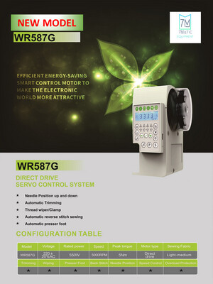 WR587G Full Function - Direct Drive 550 Watts Servo Motor