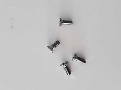 Cross recessed countersunk flat head screws M2
