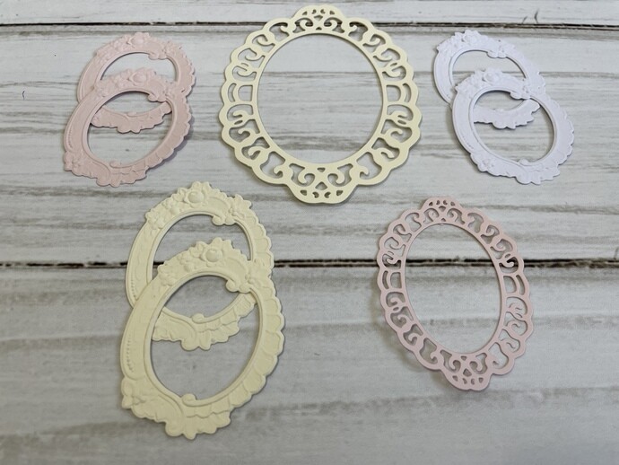 Embossed Frames / Die Cut Frames 8 Frame Set