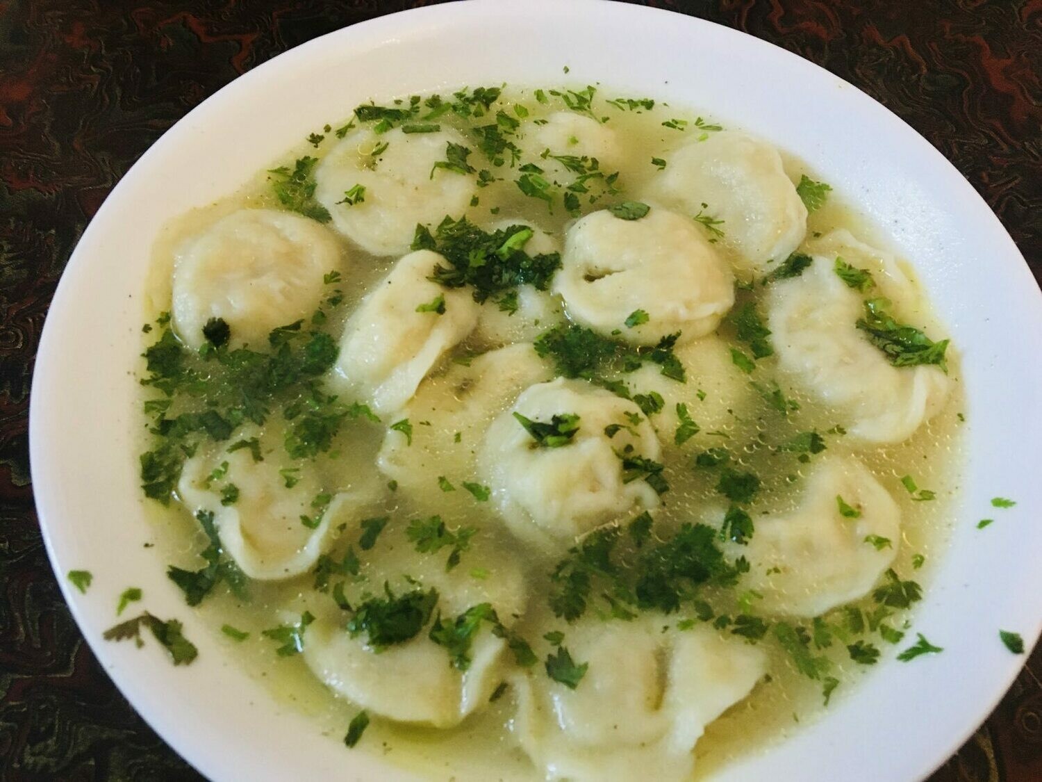 Pelmeni with chicken meat, 1 plate