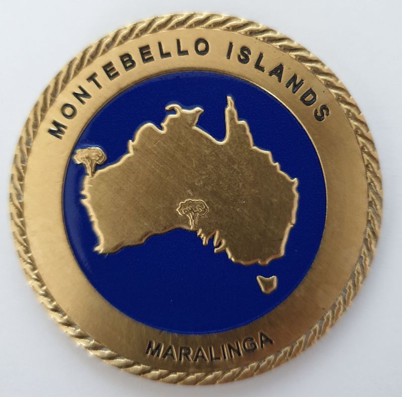 Montebello Islands & Maralinga Challenge coin