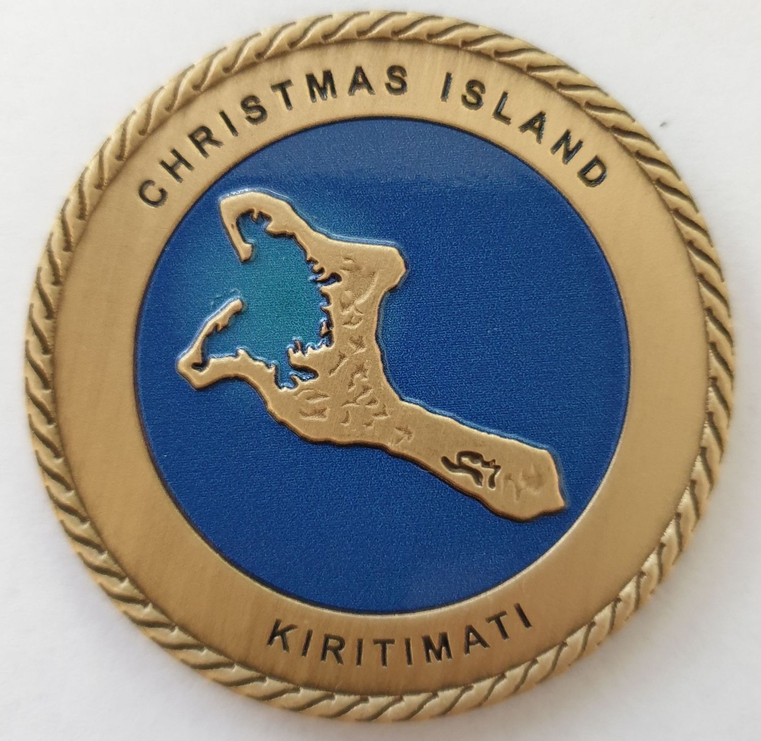 Christmas Island Challenge coin