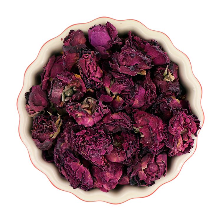 Rose - Rosenknospen, Rot, ganz