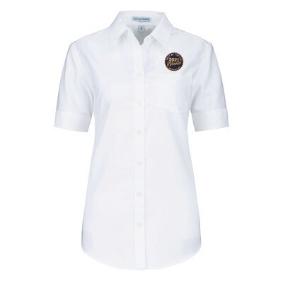 Ladies' Short Sleeve Oxford Shirt