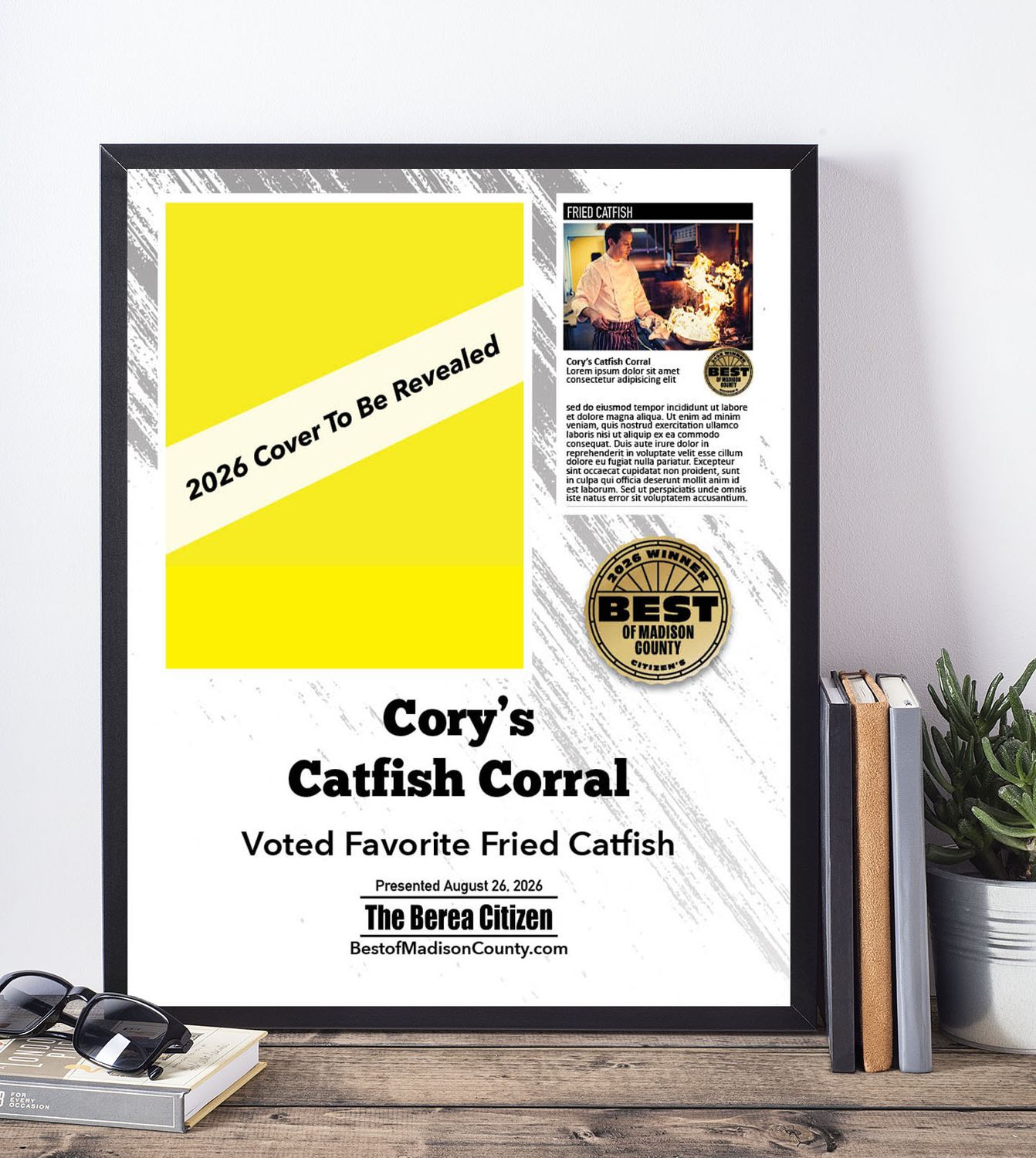 Winner's Cover Premium Plaque