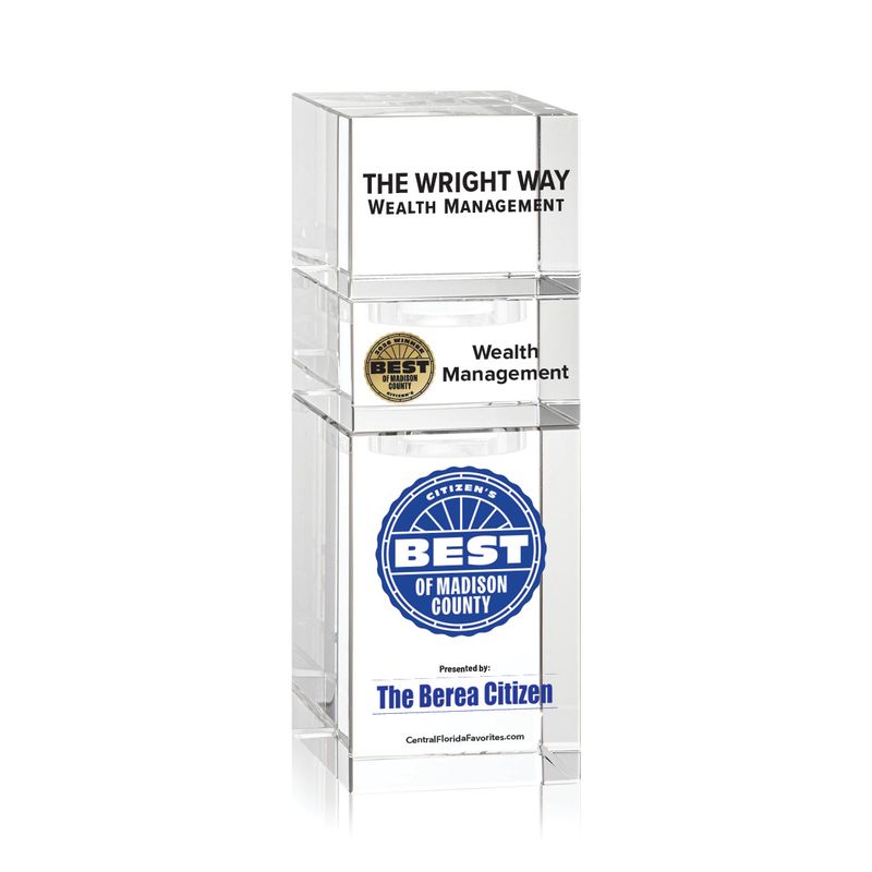 Crystal Winner's Award - Stackable Tower