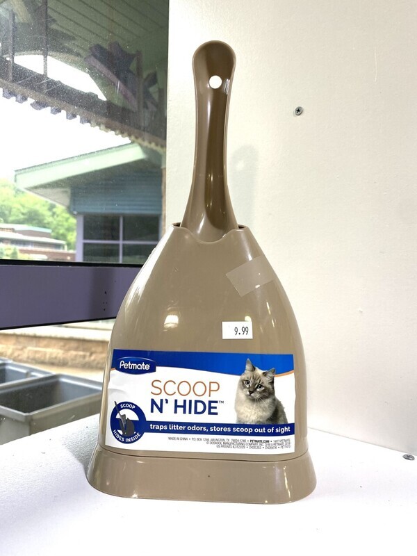 Petmate Scoop N Hide Titanium Litter Scoop