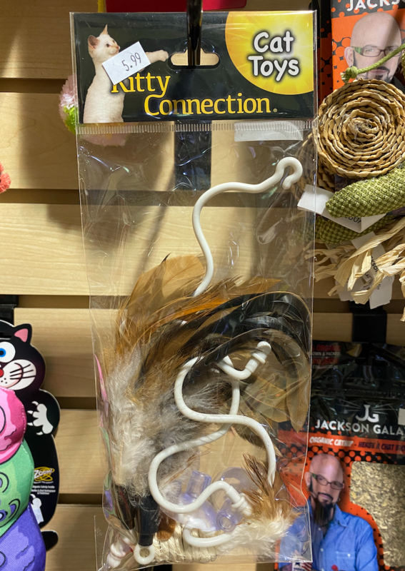 Kitty Connection Feather Toy With Mouse