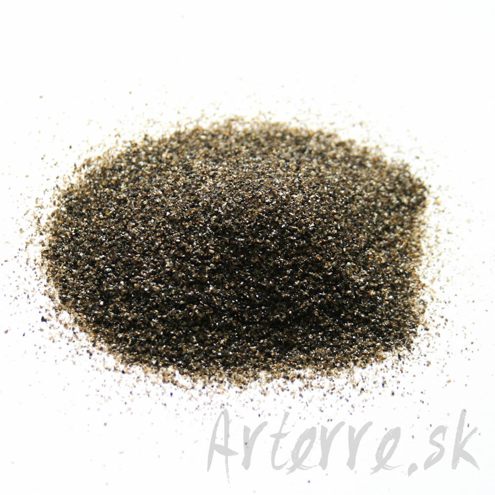 Čierny piesok 1mm 500g Čierny piesok 1mm 500g